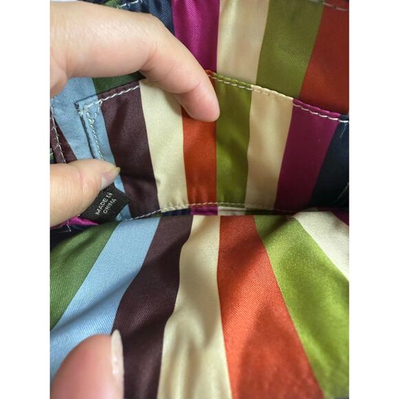 y2k COACH Poppy Black Leather Push Lock Oval Wristlet Zip - Picture 9 of 14